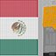 Wall Flag Mexico