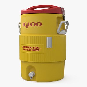 Igloo 5 Gallon Heat Stress Solution Industrial Water Cooler 3D