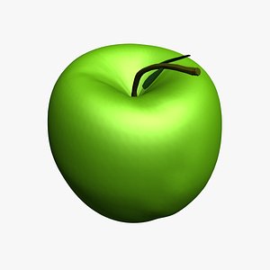 3d apple model