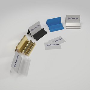 business card holders model