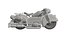 Motorrad High Poly Modell