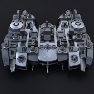 space craft 3D model