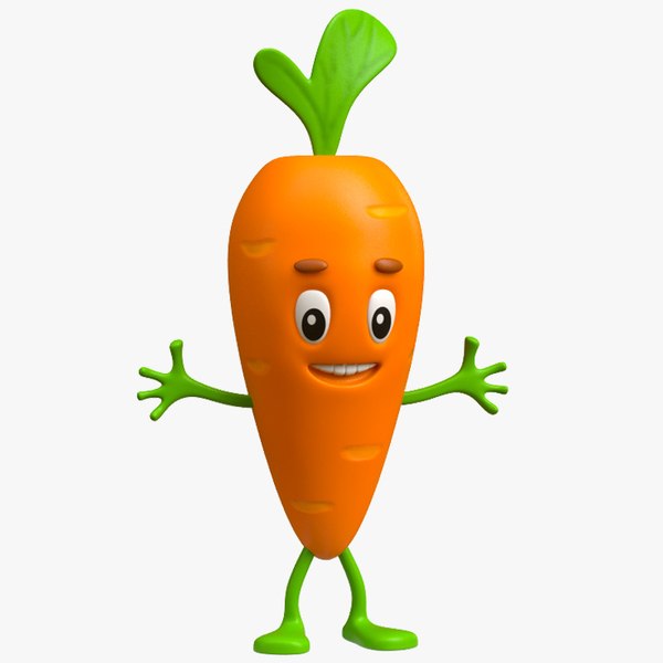 carrot cartoon toon model