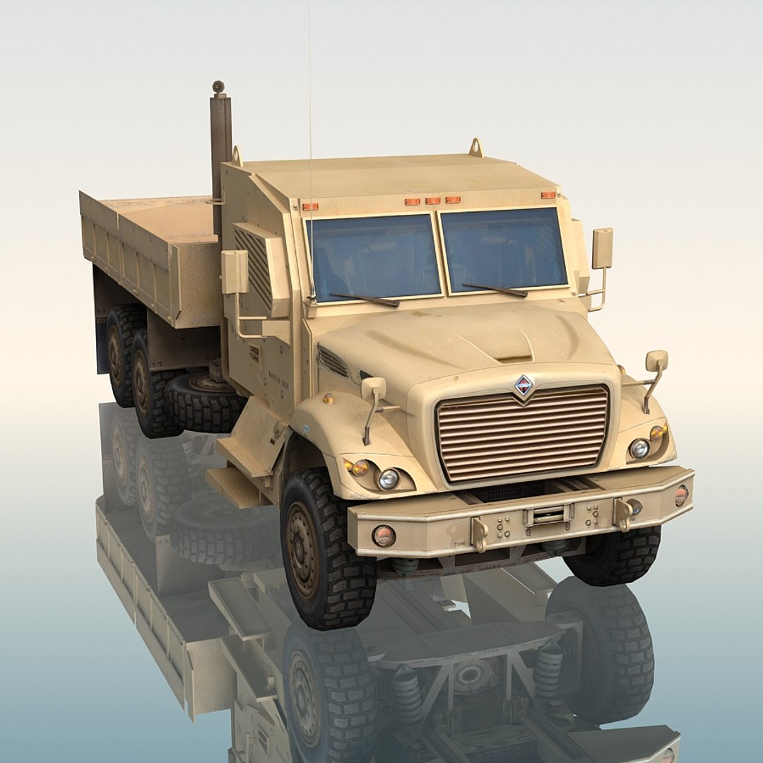 Navistar 7000 Mv Military Truck 3d Model