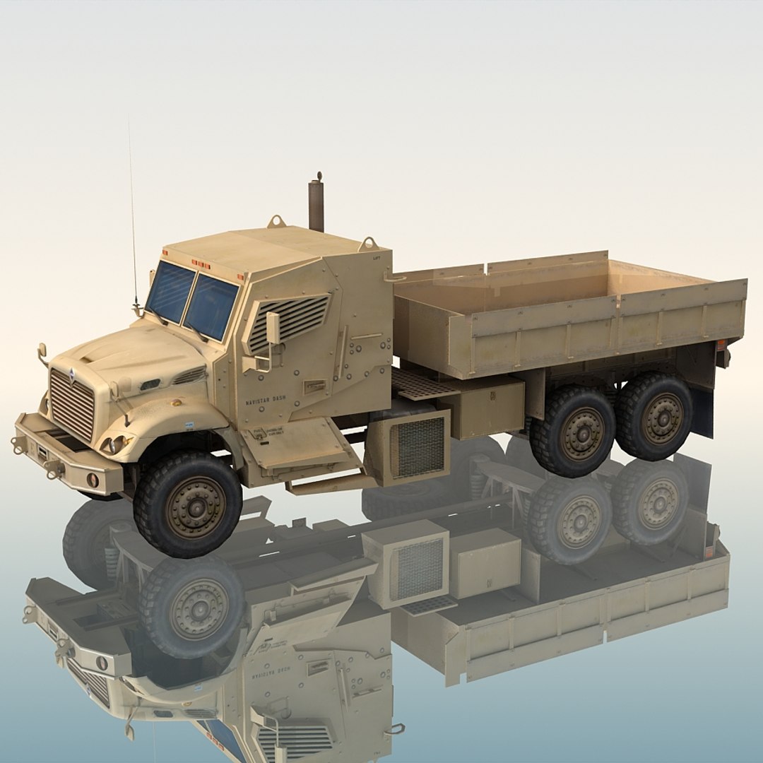 Navistar 7000 Mv Military Truck 3d Model