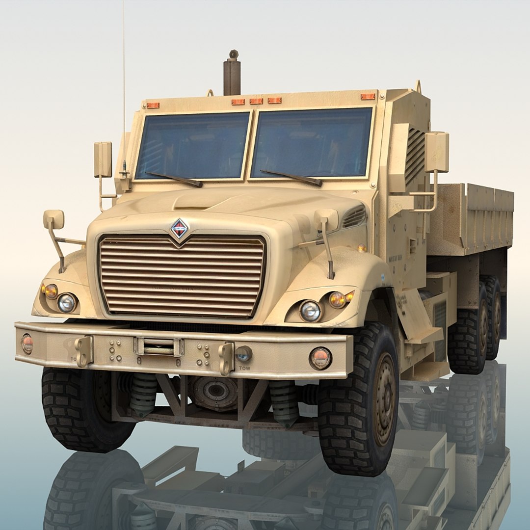 Navistar 7000 Mv Military Truck 3d Model