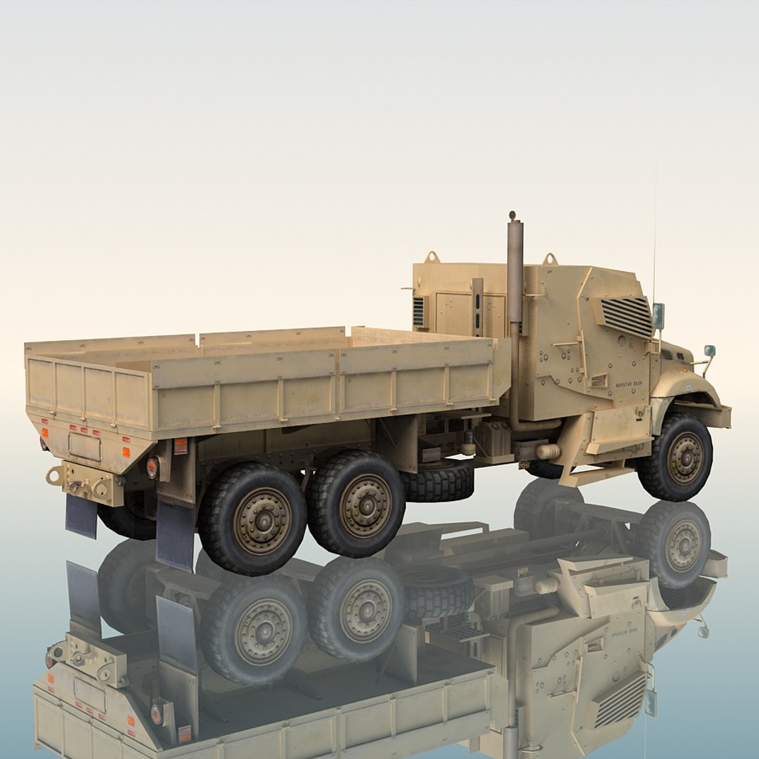 Navistar 7000 Mv Military Truck 3d Model