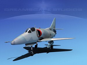 Douglas A-4D Skyhawk V18 USN Aggr