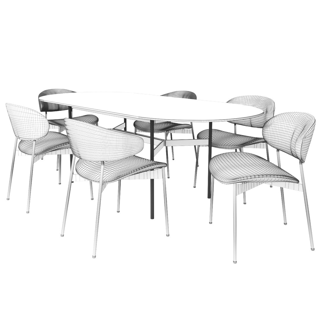 3D model luz chair table - TurboSquid 1573684