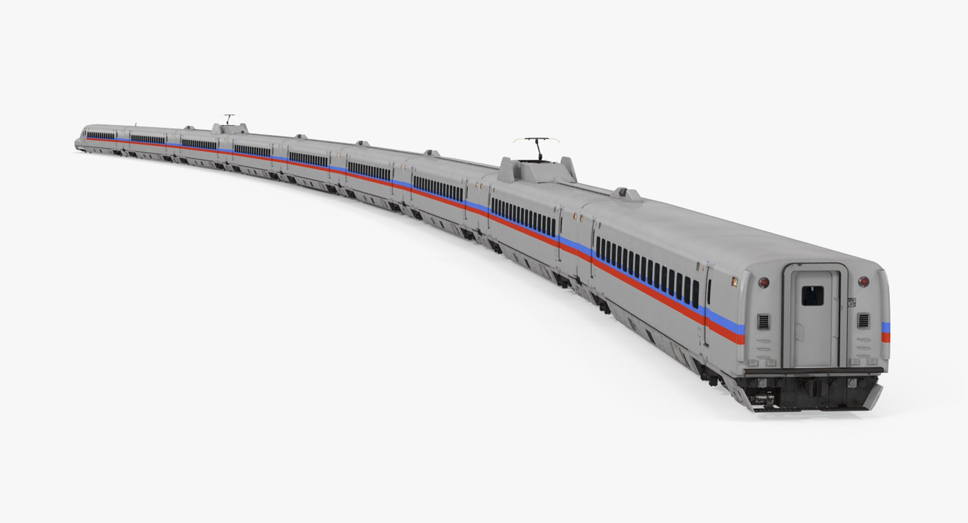 3d model speed train generic 2