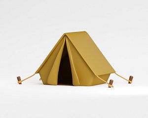 3D Cartoon Camping Tent