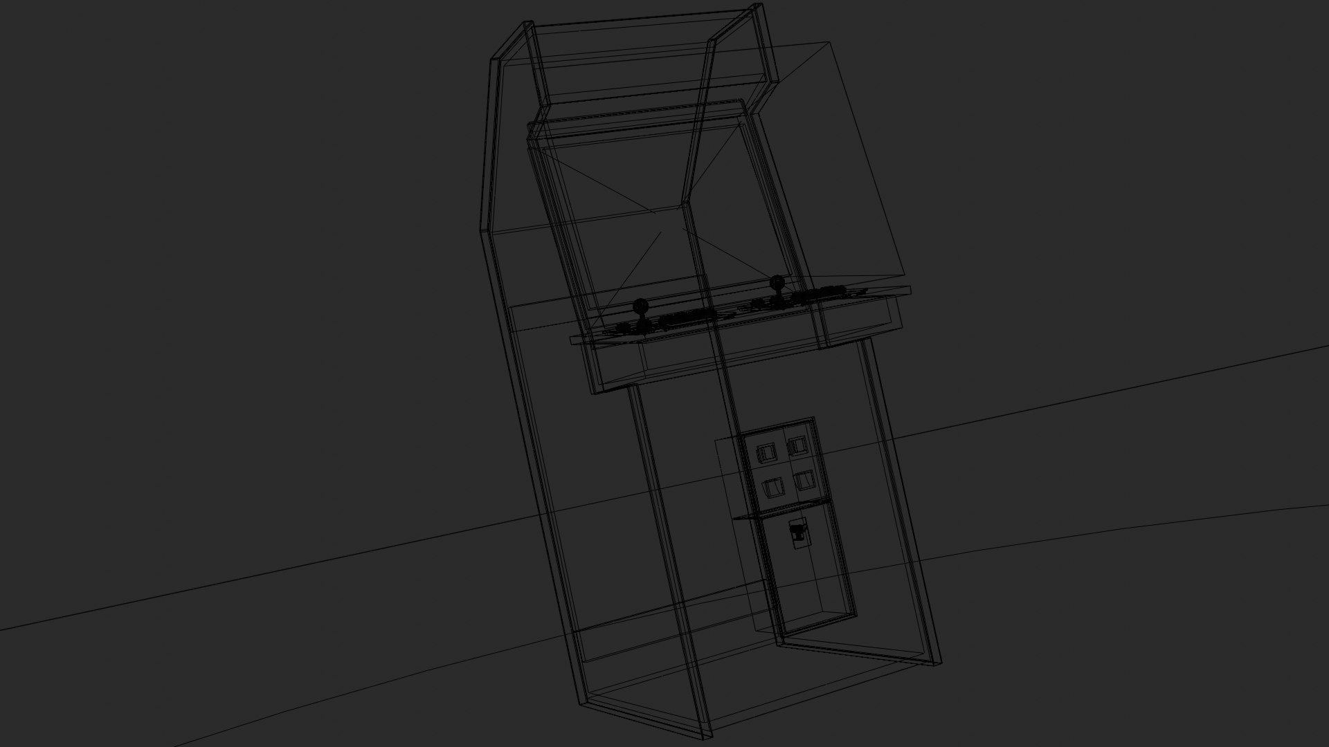 Arcade Machine 3D Model - TurboSquid 2361077