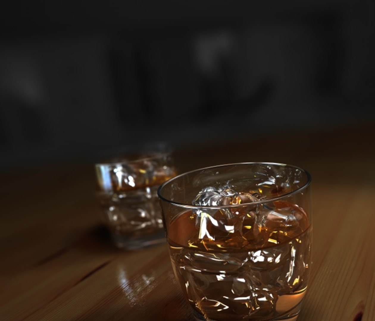 3d model whiskey whiskeyglas