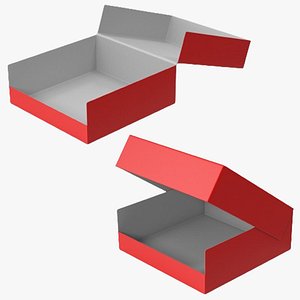 3D Red Boxes