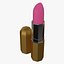 lipstick lips 3d obj