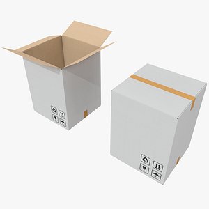Cardboard Box 12 with Pbr 4K 8K