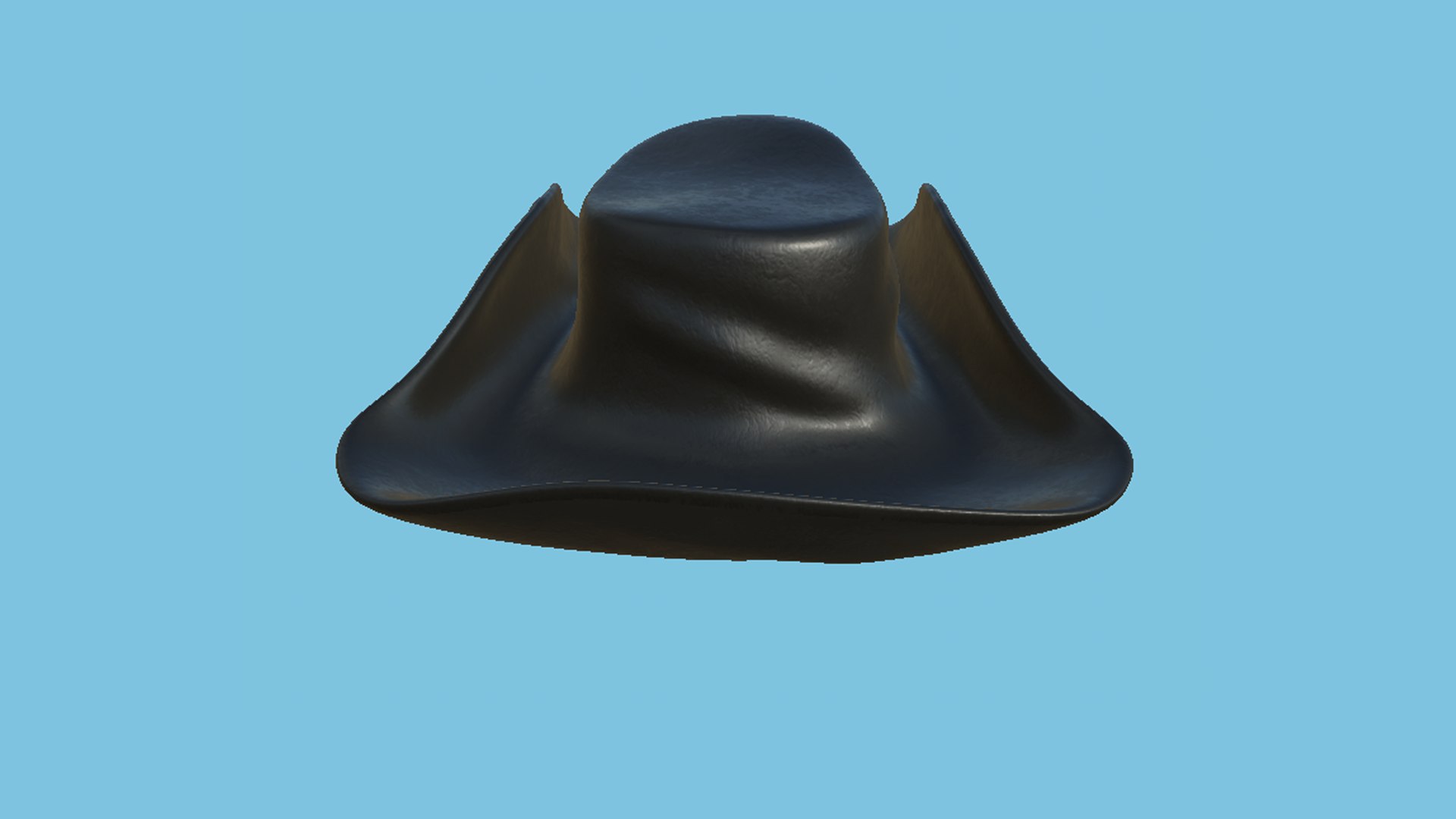 3D Pure Black Hat - Character Fashion Design model https://p.turbosquid.com/ts-thumb/56/CgUduE/xw/h14r4/png/1619127320/1920x1080/fit_q87/104e19997b7e1bd6b423408d65d83b074cecb655/h14r4.jpg