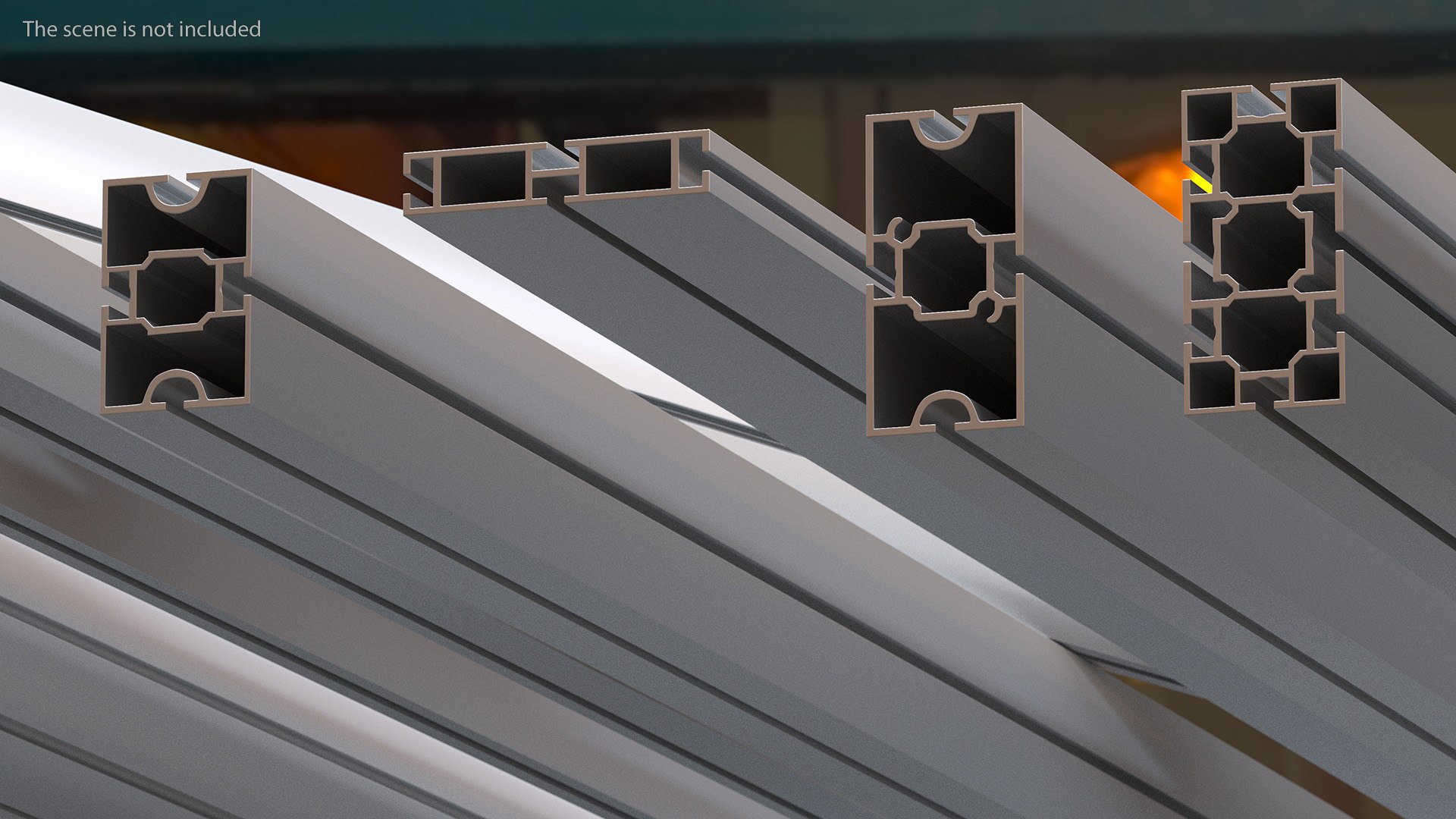 3D model Octanorm Exhibition Systems Metal Extrusions Set - TurboSquid ...