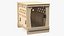Airline Pet Wooden Crate 3D model