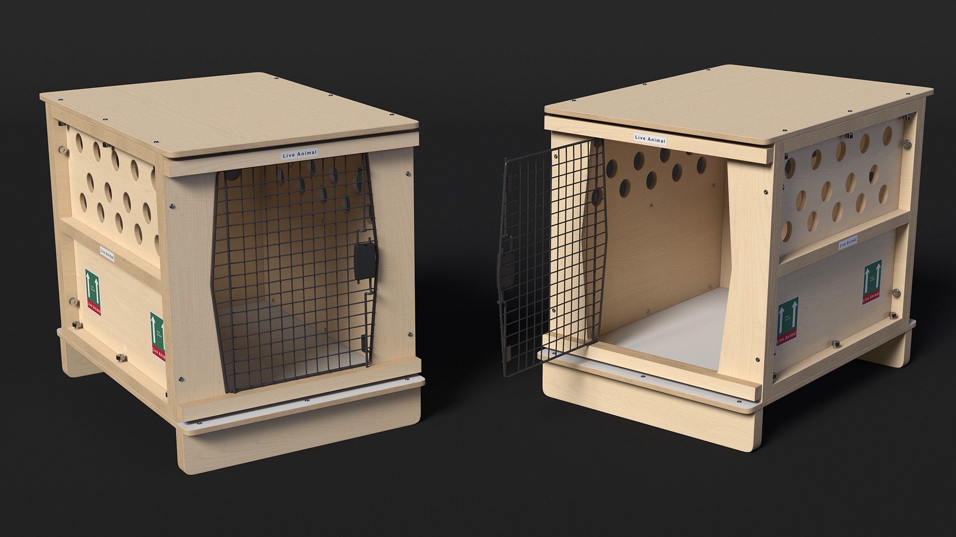Airline Pet Wooden Crate 3D model https://p.turbosquid.com/ts-thumb/56/HExVvD/Il/airlinepetwoodencratemb3dmodel007/jpg/1701046011/1920x1080/fit_q87/fe09eee4a2876390328f9f14de92a237639fb627/airlinepetwoodencratemb3dmodel007.jpg