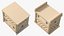 Airline Pet Wooden Crate 3D model