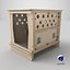 Airline Pet Wooden Crate 3D model