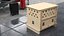 Airline Pet Wooden Crate 3D model