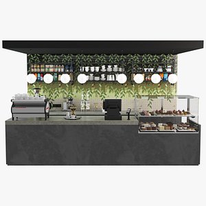 3D model Coffee Shop Display Case