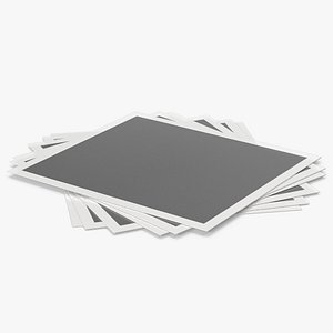 Photo Paper Frames 3D model