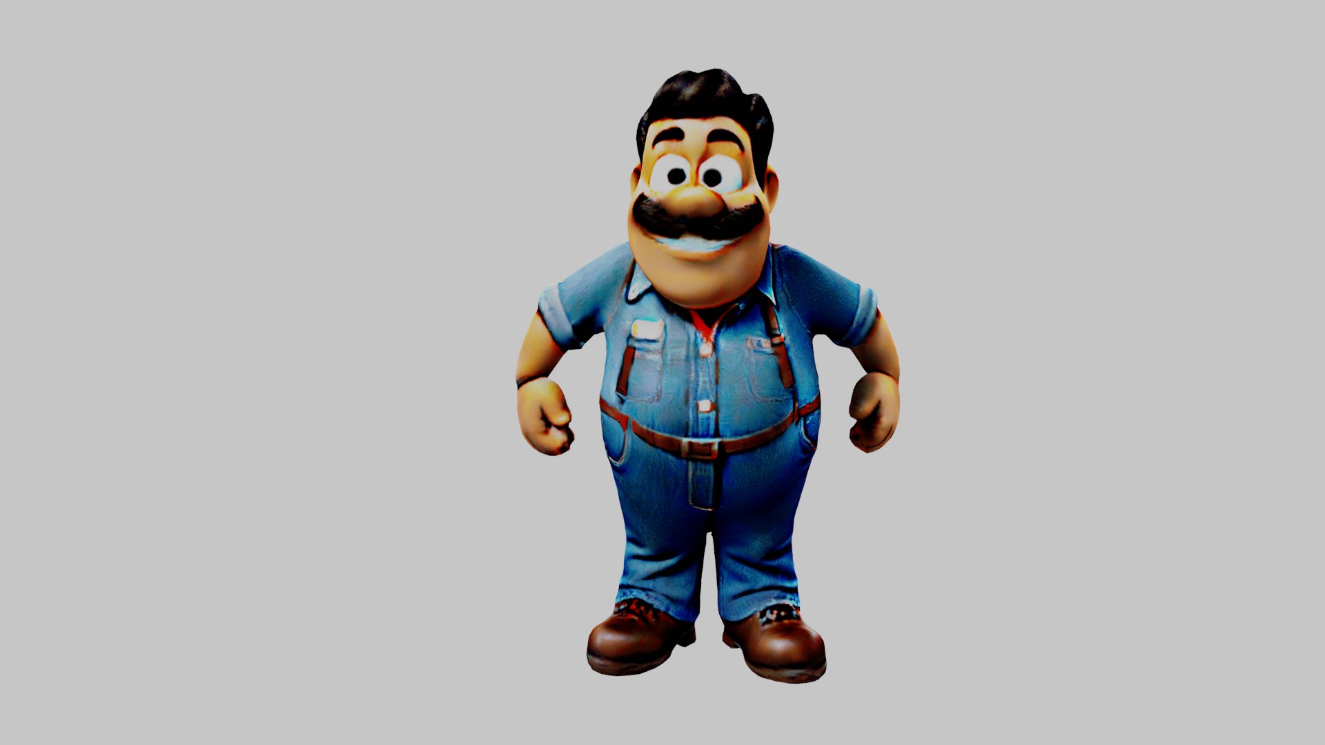 3D Model Plumber Worker - TurboSquid 2129915
