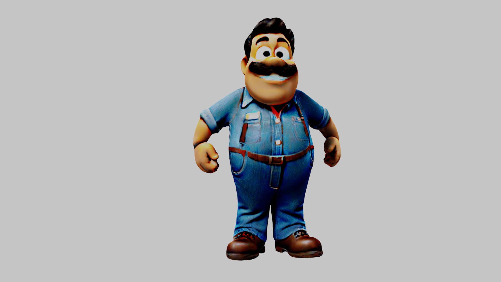 3D Model Plumber Worker - TurboSquid 2129915