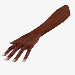 African Woman Hand Rigged for Cinema 4D