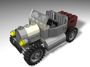 3d lego adventure rover model