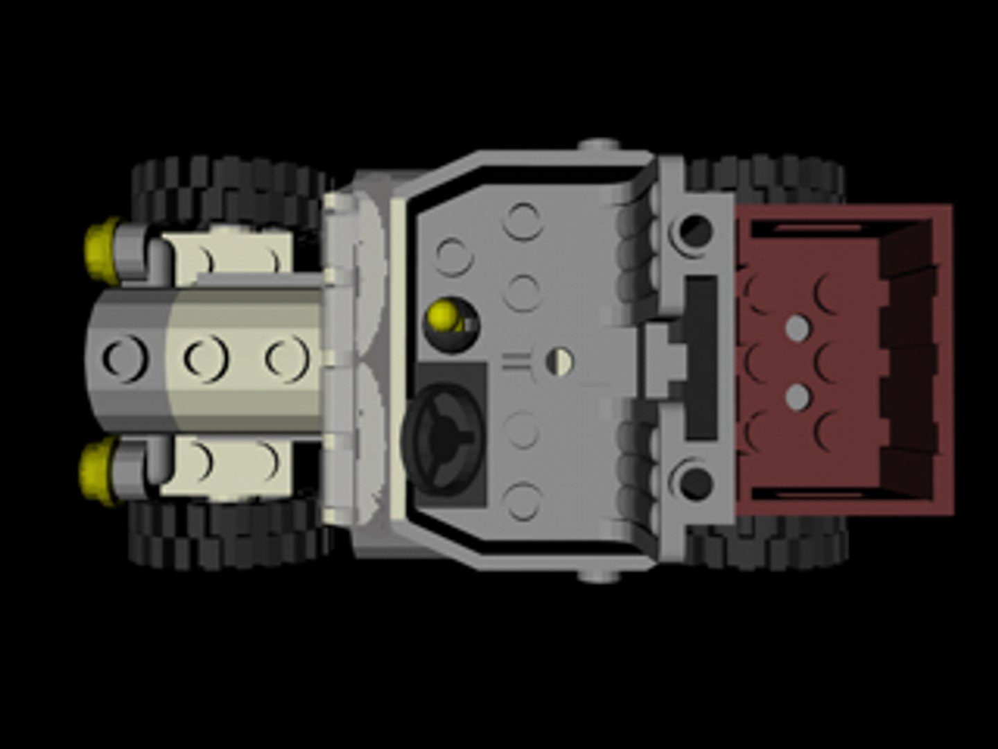 3d Lego Adventure Rover Model