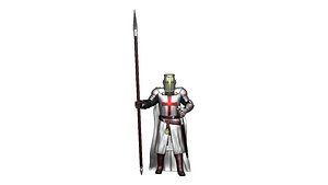 Crusader Infantry 2 3D