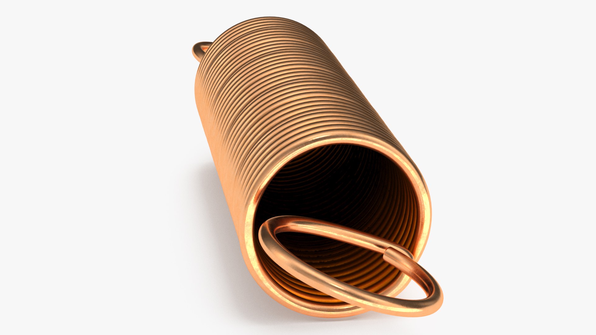 3D Thin Copper Spring Model - TurboSquid 2223974