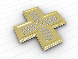 cross 3D model
