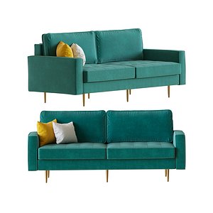 Velvet Fabric Sofa Couch model
