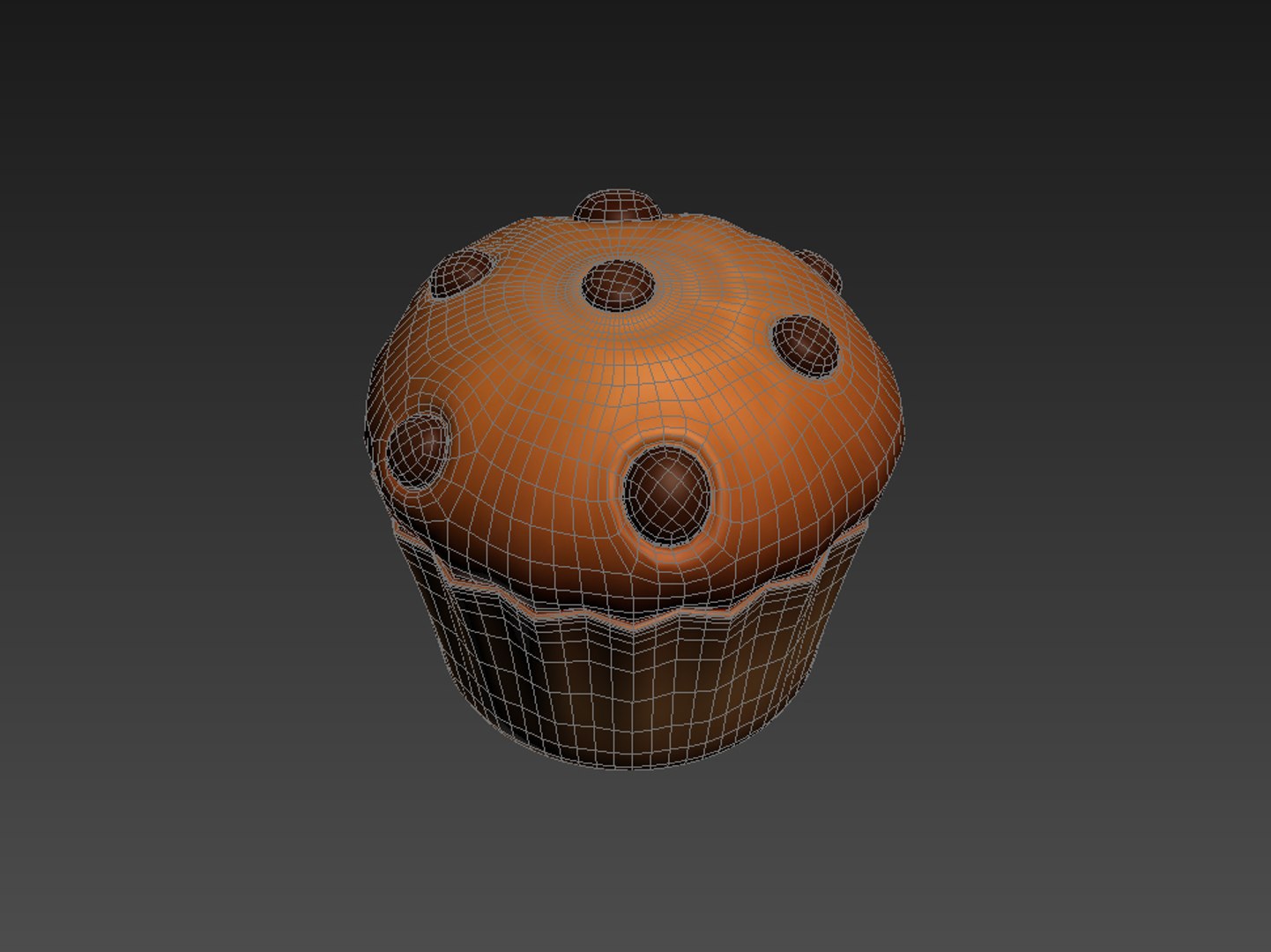 Muffin Cartoon 3D Model - TurboSquid 1414164