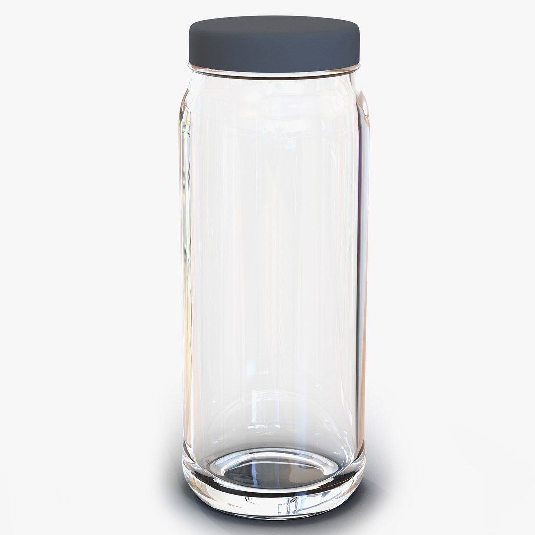 Glass Jar 5 3D model preview