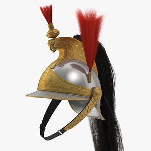 French Cuirassier Helmet 3D Model