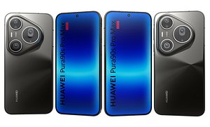HUAWEI Pura 90s Pro Max Graphite Black 3D model