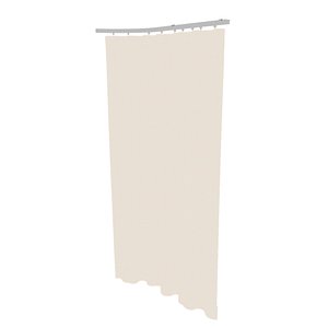 Game Ready White Rail Curtains