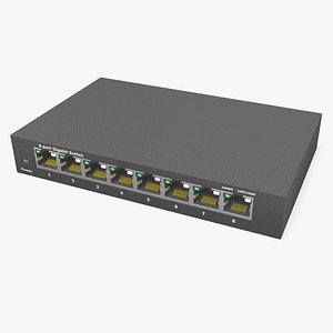 Gigabit Network Switch 8 Port Grey