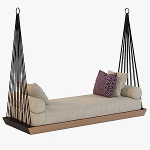 Photorealistic Patio Swing Sofa