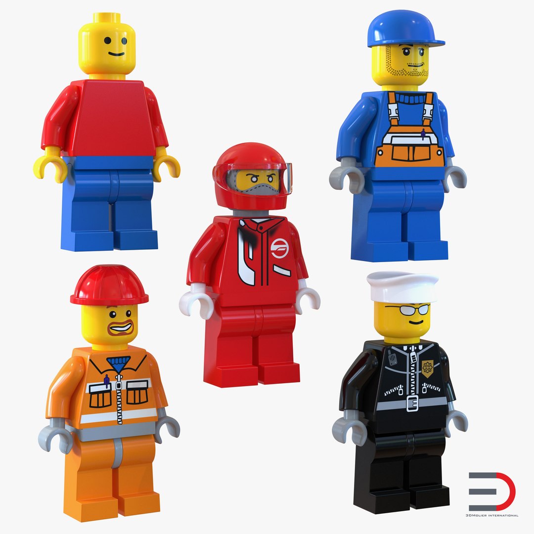 Lego Minifigures Collection 3D model preview