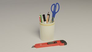 stationery 3D model