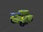 2 Animated Tanks hand-painted Low-poly 3D model