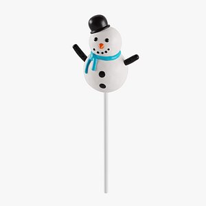 Cake Pop Snowman