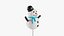 pastel pop muñeco de nieve